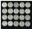 Image #1 of auction lot #1061: United States three rolls of Morgan Silver Dollars consisting of 1921,...