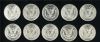 Image #2 of auction lot #1061: United States three rolls of Morgan Silver Dollars consisting of 1921,...