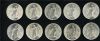 Image #2 of auction lot #1054: United States four rolls of Peace Silver Dollars consisting of two 192...