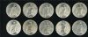 Image #3 of auction lot #1054: United States four rolls of Peace Silver Dollars consisting of two 192...