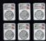 Image #2 of auction lot #1068: United States seventeen American Eagles one ounce .999 silver coins co...