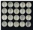 Image #1 of auction lot #1055: United States four rolls of Peace Silver Dollars consisting of two 192...
