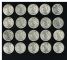 Image #4 of auction lot #1055: United States four rolls of Peace Silver Dollars consisting of two 192...