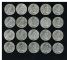 Image #1 of auction lot #1051: United States five rolls of Peace Silver Dollars consisting of three 1...