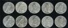 Image #2 of auction lot #1051: United States five rolls of Peace Silver Dollars consisting of three 1...