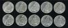 Image #3 of auction lot #1051: United States five rolls of Peace Silver Dollars consisting of three 1...