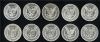 Image #2 of auction lot #1072: United States 1881-O Morgan Silver Dollar roll having coins which most...