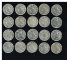 Image #4 of auction lot #1067: United States 1927 P Peace Dollar roll having coins which appear to be...