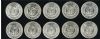 Image #3 of auction lot #1073: United States 1900-O Morgan Silver Dollar roll having coins which most...