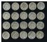Image #1 of auction lot #1057: United States two rolls of Peace Silver Dollars consisting of one each...