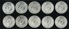 Image #3 of auction lot #1074: United States 1902-O Morgan Silver Dollar roll having coins which most...