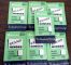 Image #1 of auction lot #1011: Seven Dennison unopened green package stamp hinges from the 1960s. Con...