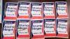 Image #1 of auction lot #1005: One carton of supplies. Includes ten prefolded sealed Dennison 1,000 h...