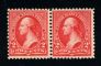 Image #1 of auction lot #1205: (266, 267) types II and III in horizontal pair NH with APS cert. which...