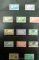 Image #2 of auction lot #436: Four pages of medium to better stamps. Mostly mint which includes a Va...