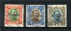 Image #1 of auction lot #1406: (C9-C11) Zeppelin overprint used all signed F-VF set...