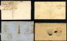 Image #4 of auction lot #552: United States cross border assortment from the 1850s. Involves nine ...