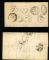 Image #2 of auction lot #635: Two British India stampless covers one cancelled in 1876, mailed to Pa...