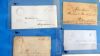Image #3 of auction lot #526: United States stampless covers holding from the 1830s-1850s in a small...