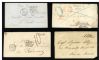 Image #1 of auction lot #593: Transatlantic stampless cover selection from 1859 to the 1870s mailed ...