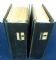 Image #1 of auction lot #297: Pair of massive Elbe expansion stockbooks (150+pages) packed with used...