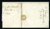 Image #2 of auction lot #629: Great Britain folded cover having its original letter and Scott #1 can...