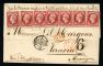 Image #1 of auction lot #616: France cover (no letter) canceled in Paris on June 30, 1861. Posted wi...