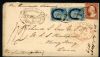 Image #1 of auction lot #478: United States cover canceled in New York on July 20, 1859. Mailed to H...