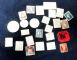 Image #1 of auction lot #1074: Sterling stamps consisting of weight of seven    ounces of sterling s...