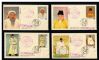 Image #1 of auction lot #609: (1355-1358) China 1962 Emperor set cacheted FDCs....
