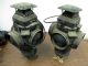 Image #3 of auction lot #1035: OFFICE PICKUP ONLY A pair of railroad switch lanterns with glass lense...