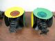Image #2 of auction lot #1036: OFFICE PICKUP ONLY A pair of railroad switch lanterns, with green/yell...