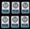 Image #1 of auction lot #1011: United States seventeen American Eagles one ounce .999 silver coins co...