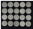 Image #1 of auction lot #1009: United States two rolls (forty coins) of Peace Silver Dollars consisti...