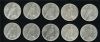 Image #3 of auction lot #1009: United States two rolls (forty coins) of Peace Silver Dollars consisti...