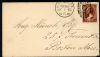 Image #1 of auction lot #475: 1883 2 cent Banknote tied on an EKU cover. With a Worcester cds and ...