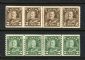 Image #1 of auction lot #1250: (180-182) strips of four with line pair and Cockeyed King varieties ...