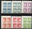Image #1 of auction lot #1431: (403A-403L) plate blocks NH F-VF set...