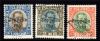 Image #1 of auction lot #1363: (C9-C11) Zeppelin overprint used F-VF set...