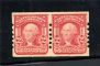 Image #1 of auction lot #1137: (320) coil pair with Shermack type II perfs VF...