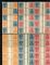 Image #1 of auction lot #1321: (119, 123, 124) in gutter pairs vertical strips of 5 Mi #s KZ1 x9, KZ...