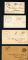 Image #1 of auction lot #452: Four very fine stampless cross border covers from Kenosha, Wisconsin t...