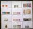 Image #2 of auction lot #198: Over 150 singles, sets and partial sets on 102 sales cards, never offe...