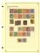 Image #1 of auction lot #341: Collection of over fifty stamps mounted on attractive homemade pages. ...