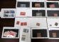 Image #2 of auction lot #297: Accumulation in albums, binders, and a red box of 102 sales cards. A f...