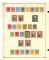 Image #2 of auction lot #278: Over one hundred seventy stamps mounted on eight pages with issues to ...