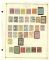 Image #2 of auction lot #267: Almost three hundred fifty stamps mounted on fifteen pages with issues...