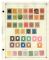Image #1 of auction lot #262: Three hundred thirty-five stamps mounted on twelve pages with issues t...