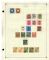 Image #2 of auction lot #262: Three hundred thirty-five stamps mounted on twelve pages with issues t...