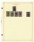 Image #1 of auction lot #259: Mounted collection of over four hundred stamps on nineteen pages with ...